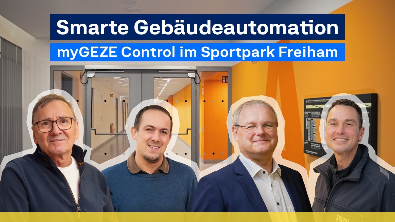 Slimme gebouwautomatisering in het Sportpark Freiham | myGEZE Control en myGEZE Visu 